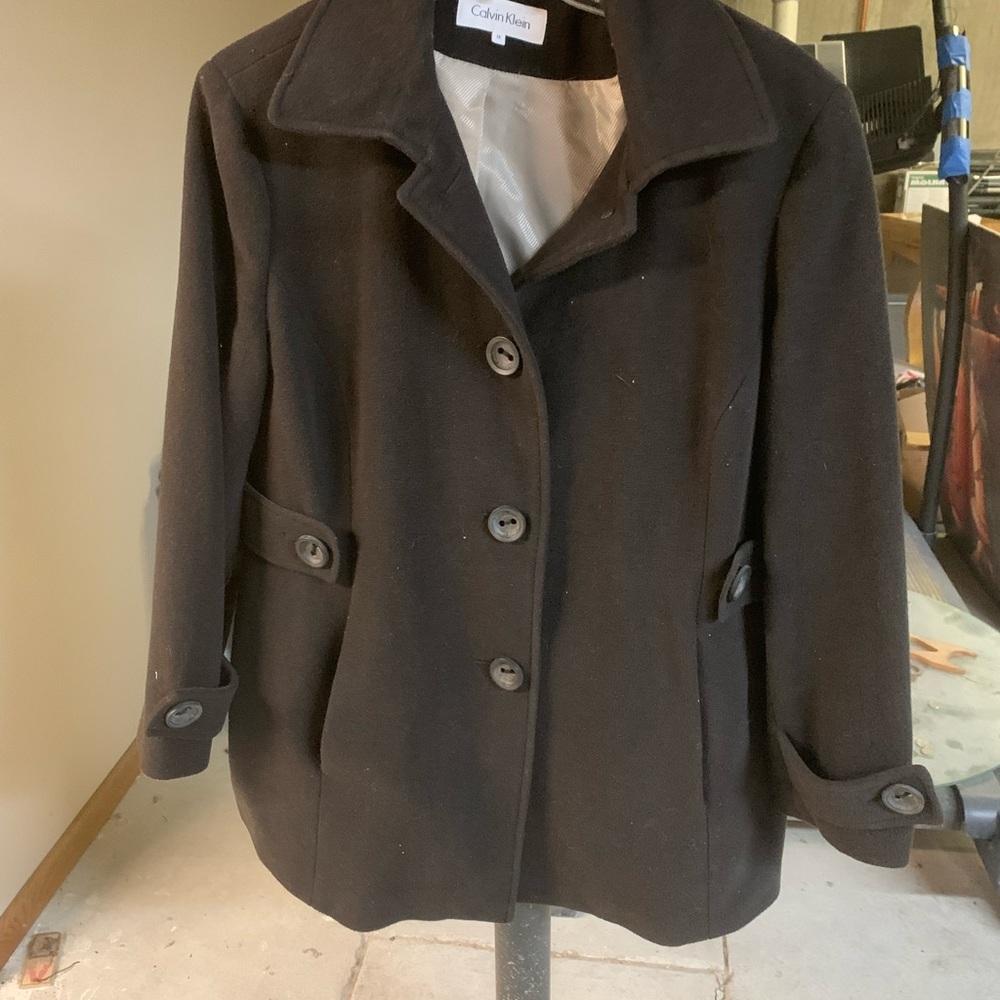 CK Calvin Klein 1X winter women’s belted coat